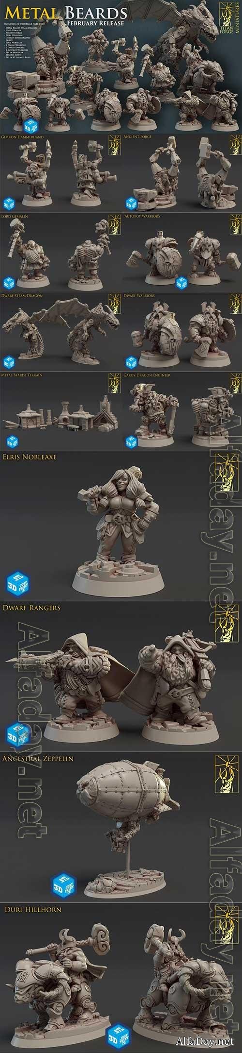 Metal Beards 3D Print