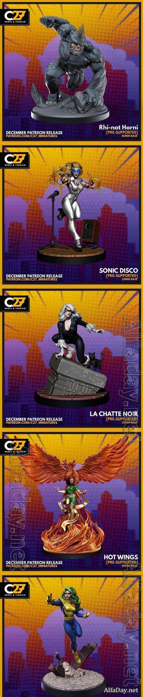 C27 Minis - Terrain December 2021 3D Print