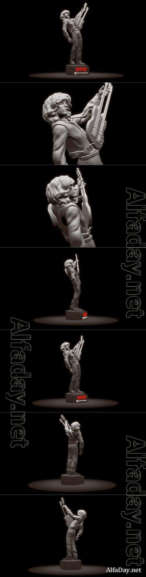 Jimmy Page 3D Print