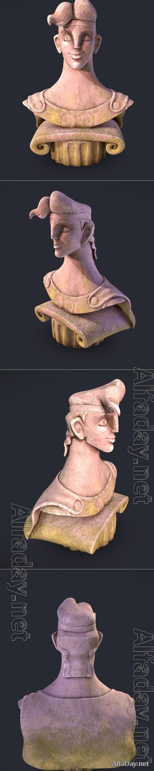 Disneys Hercules Bust 3D Print