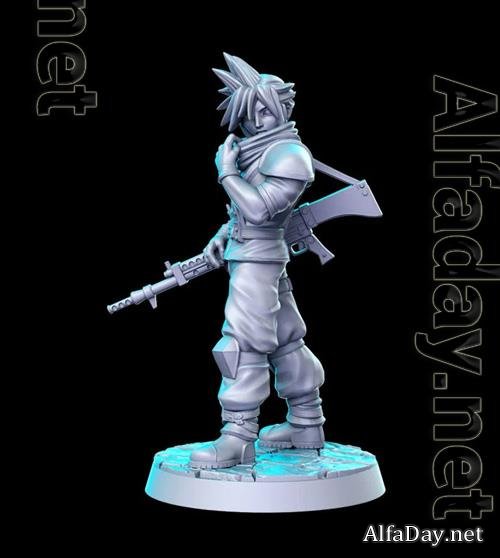 Cloud Crisis Core 3D Print