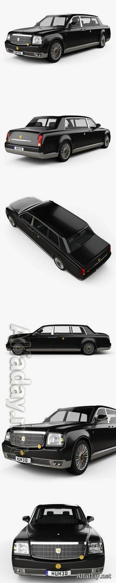 Toyota Century Royal 2006 3D Model