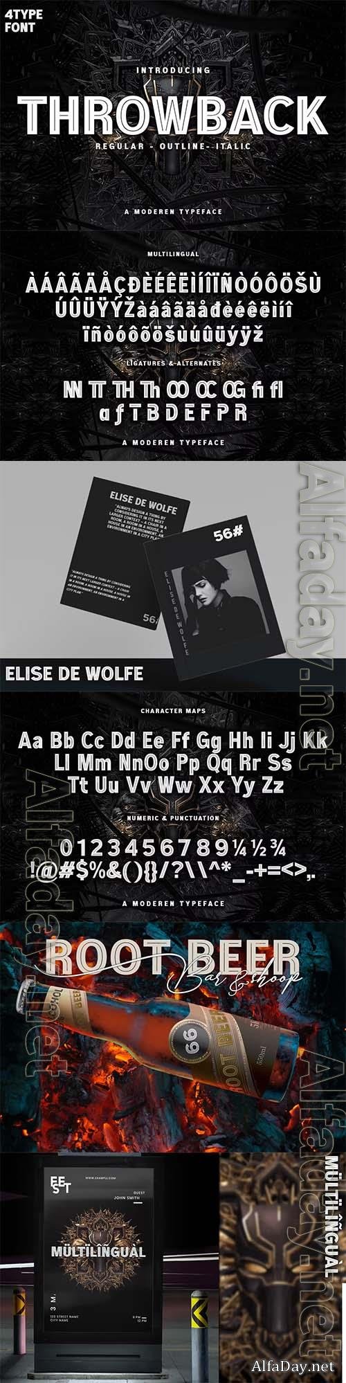 Throwback - Sans Serif OTF 