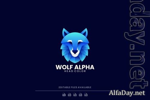 Wolf Gradient Logo