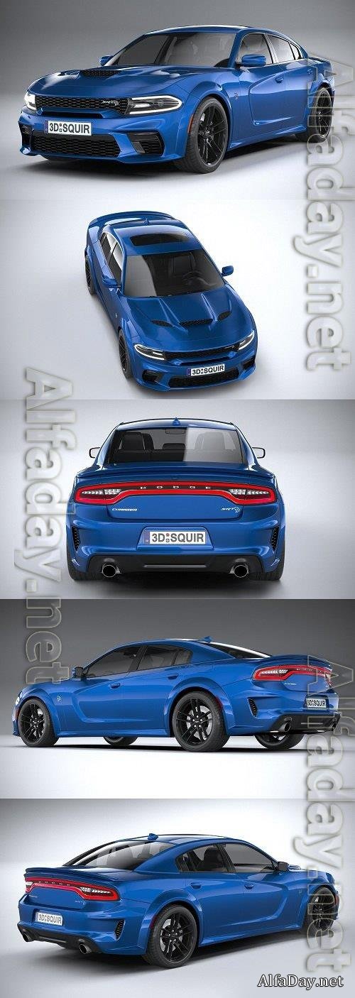 Dodge Charger SRT Hellcat Widebody 2020 3D Models