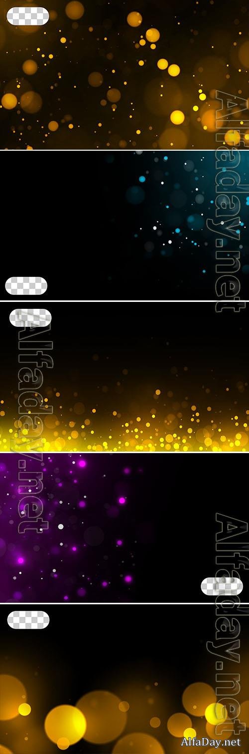 Bokeh lights with soft light background