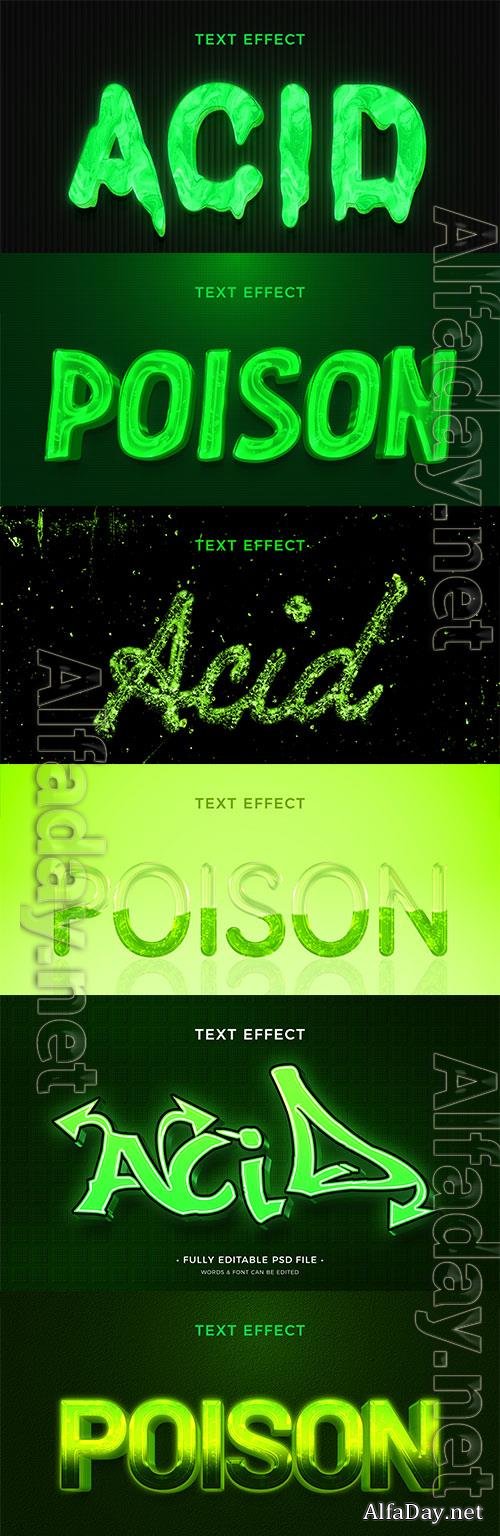 Psd style text effect editable set vol 40