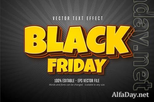 Black Friday - editable text effect, font stylevol 2