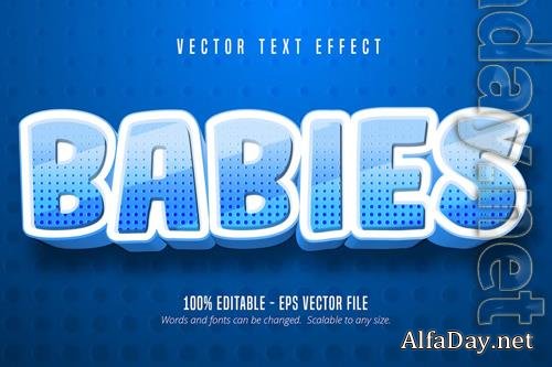 Babies - Editable Text Effect, Font Style