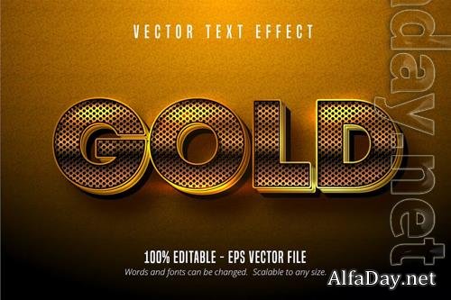 Gold - Editable Text Effect, Font Style