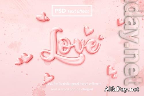 PSD love editable 3d text effect vol 2