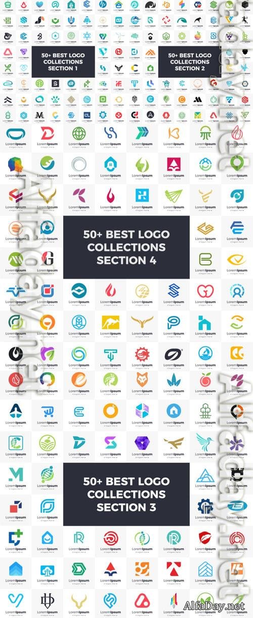 Logo set modern and creative branding idea collection for business company