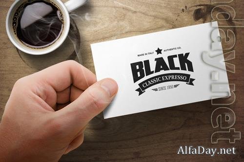 PSD business logo mockup