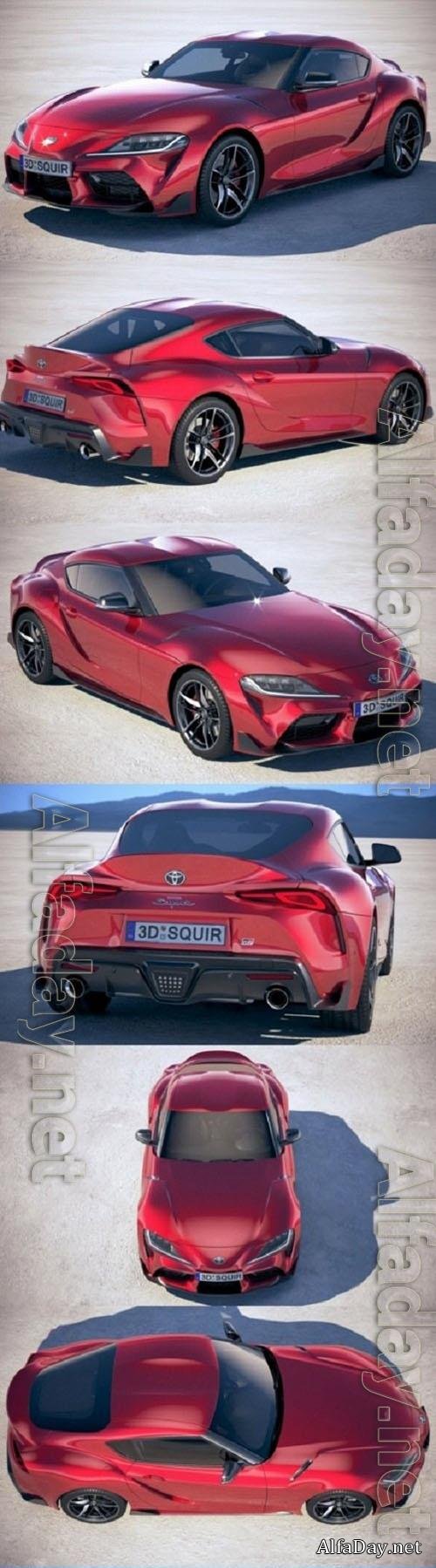 Toyota Supra 2020 3d model