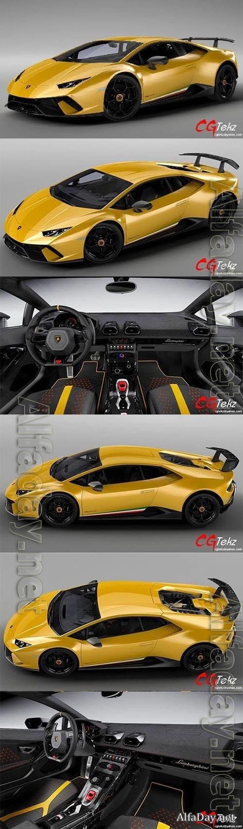 Lamborghini Huracan Performante LP 640-4 2017 3d model