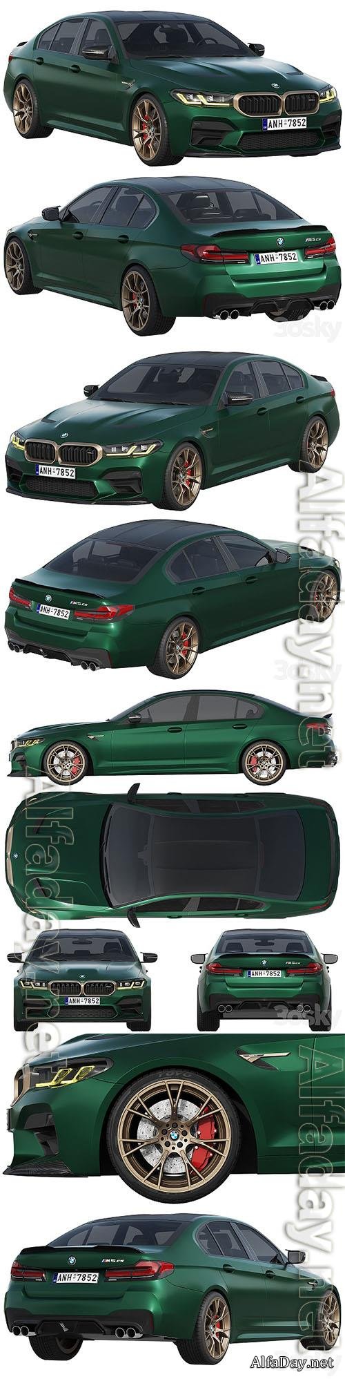BMW M5 CS 2022 - 3d car model