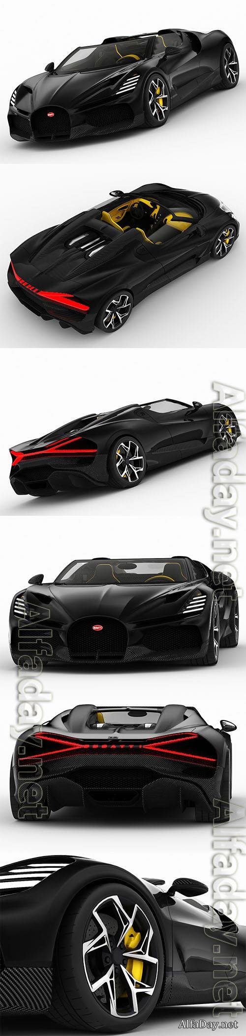 Bugatti W16 Mistral 2024 - 3d model