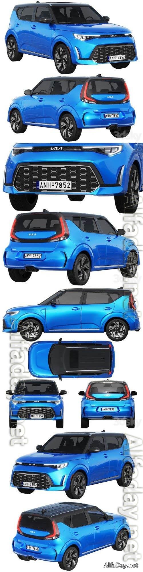 KIA SOUL 2023 - 3d model