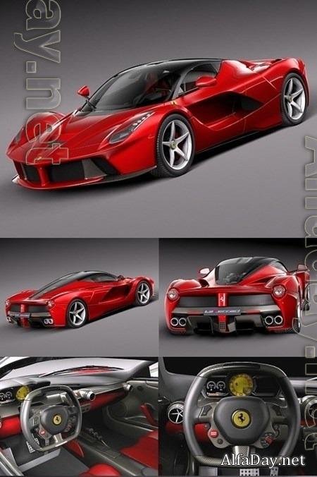 Ferrari LaFerrari 2014 - 3d model