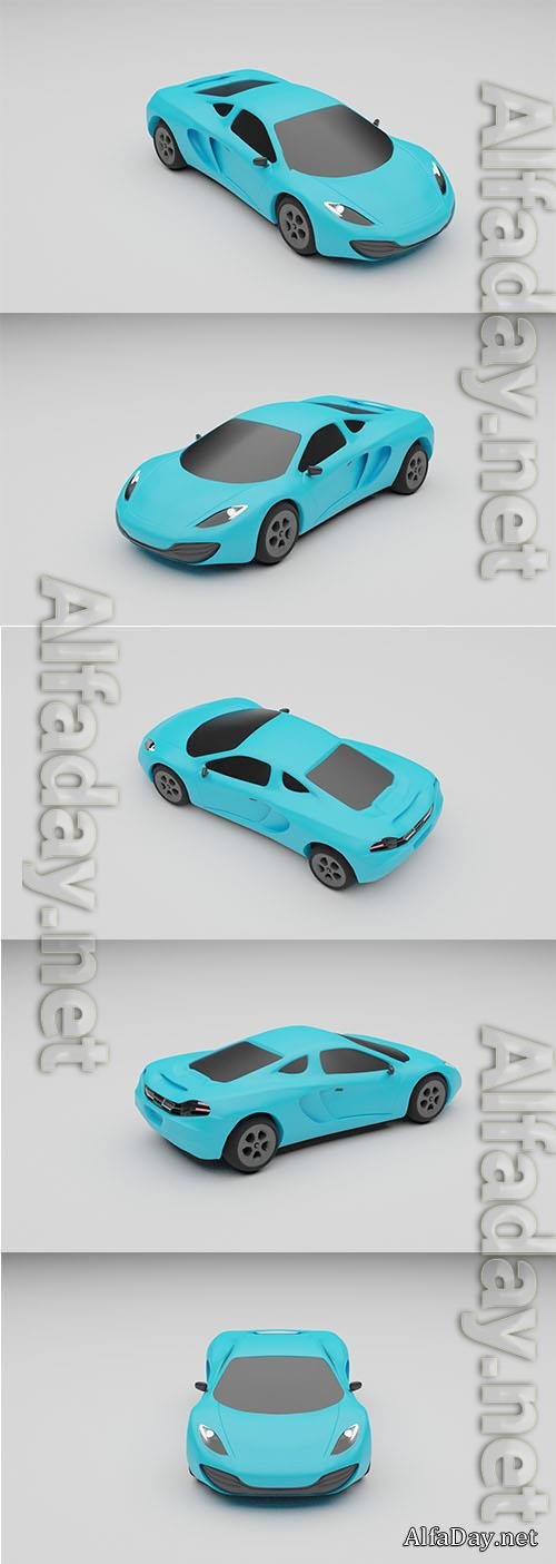 McLaren MP4-12C - 3d model