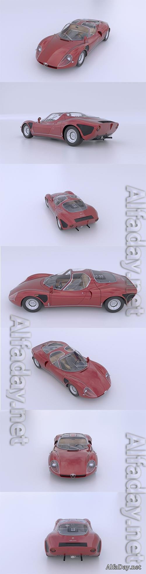 Alfa Romeo 33 Stradale 1968 - 3d model