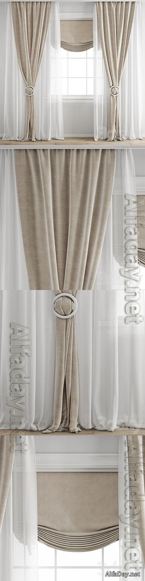 Curtain 343 - 3d model